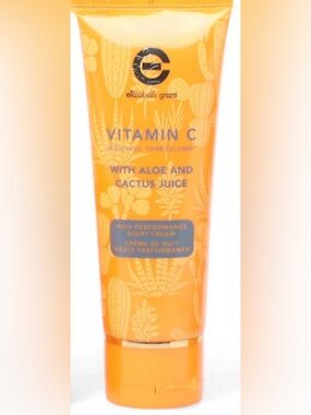 NEW Sealed Elizabeth Grant Vitamin C Night Cream with Aloe & Cactus Juice